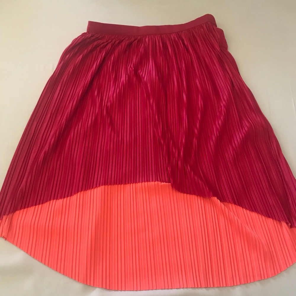 Reversible midi skirt